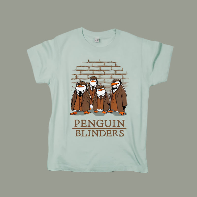 Tee Mini "Pinguino Blinders" • by TeeOreo Kids
