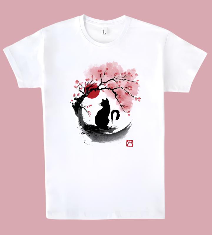 Tee "Sakuracat" • by TeeOreo