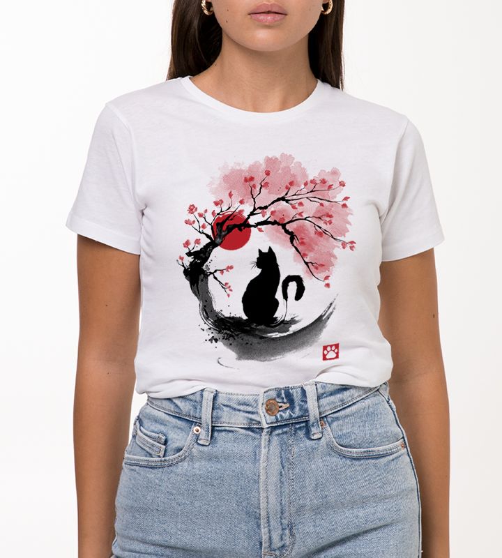 Tee "Sakuracat" • by TeeOreo