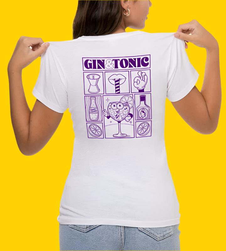 Tee "Gin Gin" • by TeeOreo