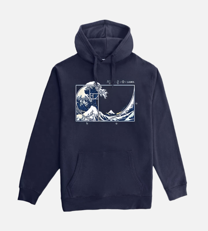 Tee Big "Fibonacci Kanagawave" • by TeeOreo