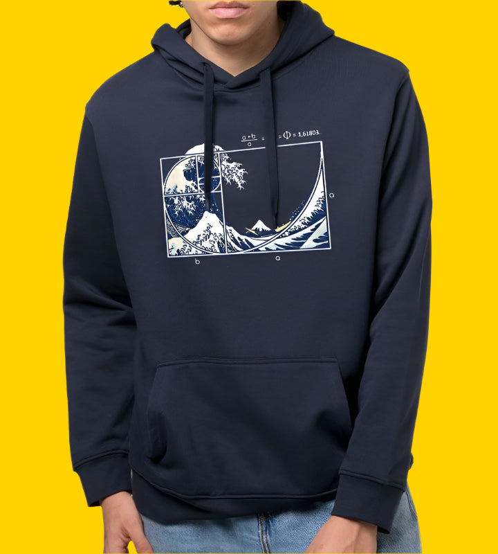 Tee Big "Fibonacci Kanagawave" • by TeeOreo