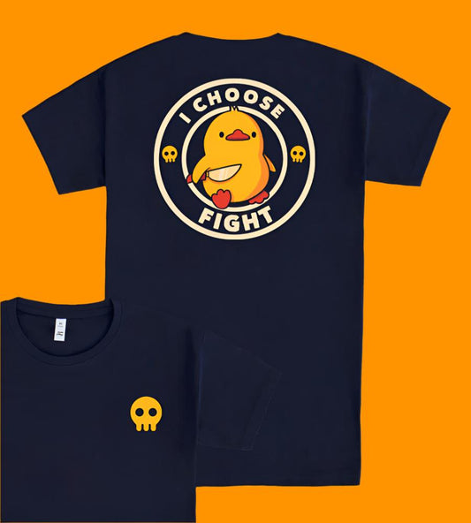 Tee "Fighter Ducky" • by TeeOreo