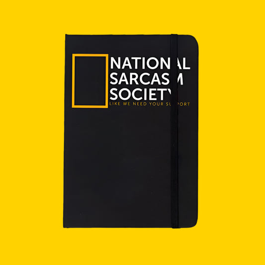 Tee Notebook "National Sarcasm Society"• by TeeOffice