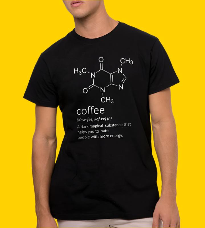 Tee "Caff Hatin" • by TeeOreo