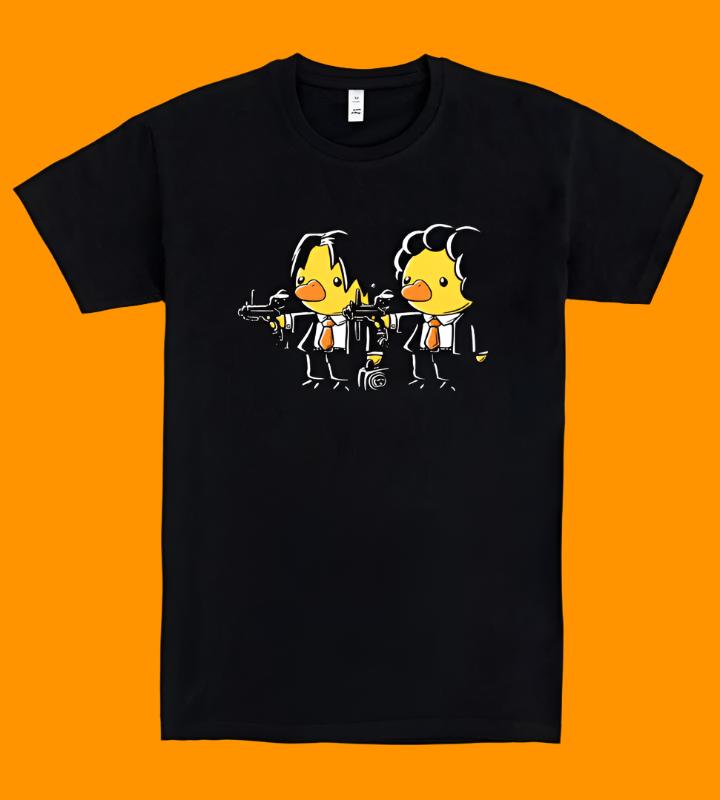 Tee "Quack Fiction" • by TeeOreo