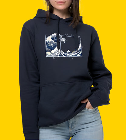 Tee Big "Fibonacci Kanagawave" • by TeeOreo